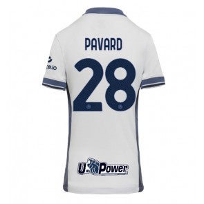 Billiga Inter Milan Benjamin Pavard #28 Bortatröja Dam 2024-25 Kortärmad